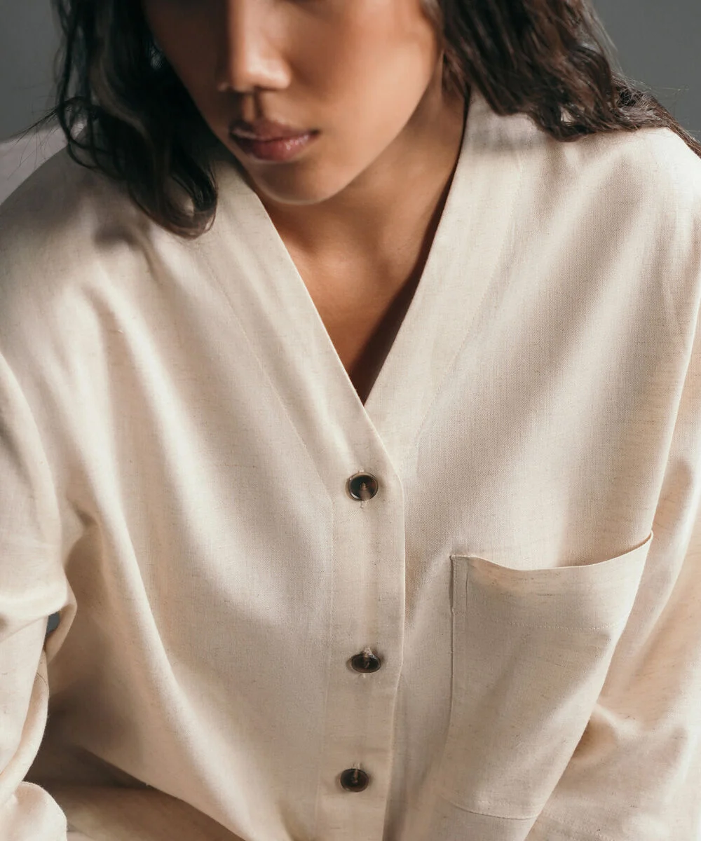 Multi Striped Oversized Shirt